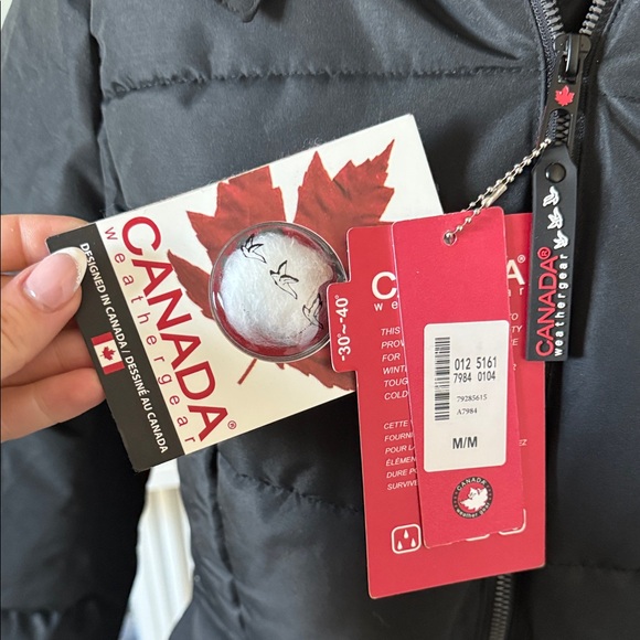 Canada Weather gear  Women's Black Puffer Coat - Picture 5 of 8